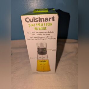 NEW Cuisinart 2-IN-1 Spray & Pour Oil Mister 8 oz